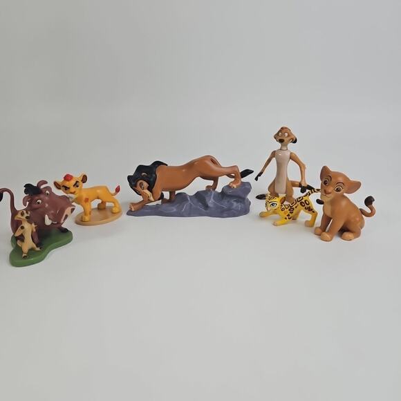 Vintage Mixed Lot of 6 Disney's The Lion King PVC Action Figures - Picture 1 of 5